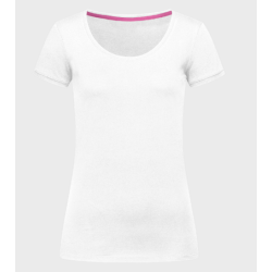 "Kwiecisty umysł" - t-shirt damski, biel, nadruk tył